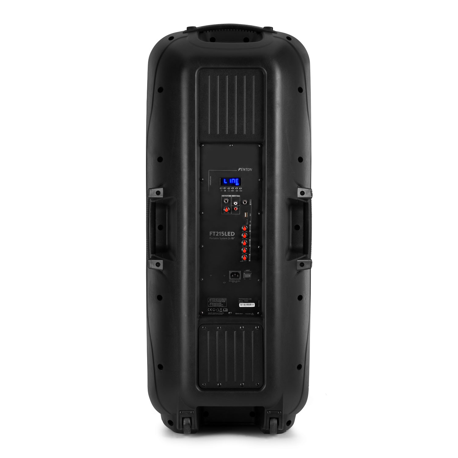 FT215LED Portable Sound System 2x 15" 1600W FENTON