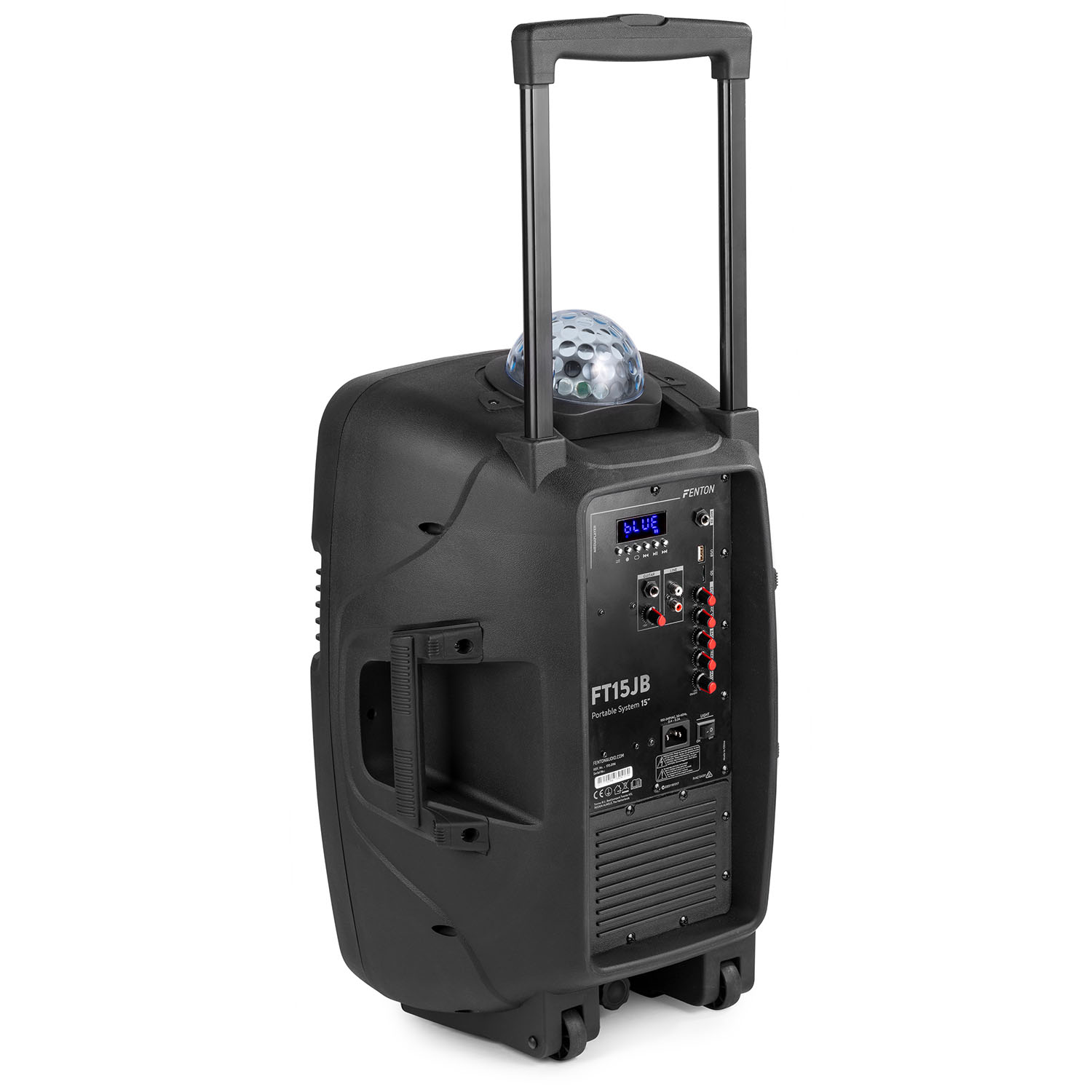 FT15JB Portable Sound System 15" 800W with light show FENTON